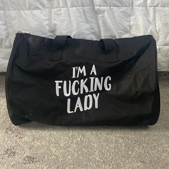 ALF Linda Finegold I'm a F**** Lady Duffle Bag Weekender - Picture 1 of 5